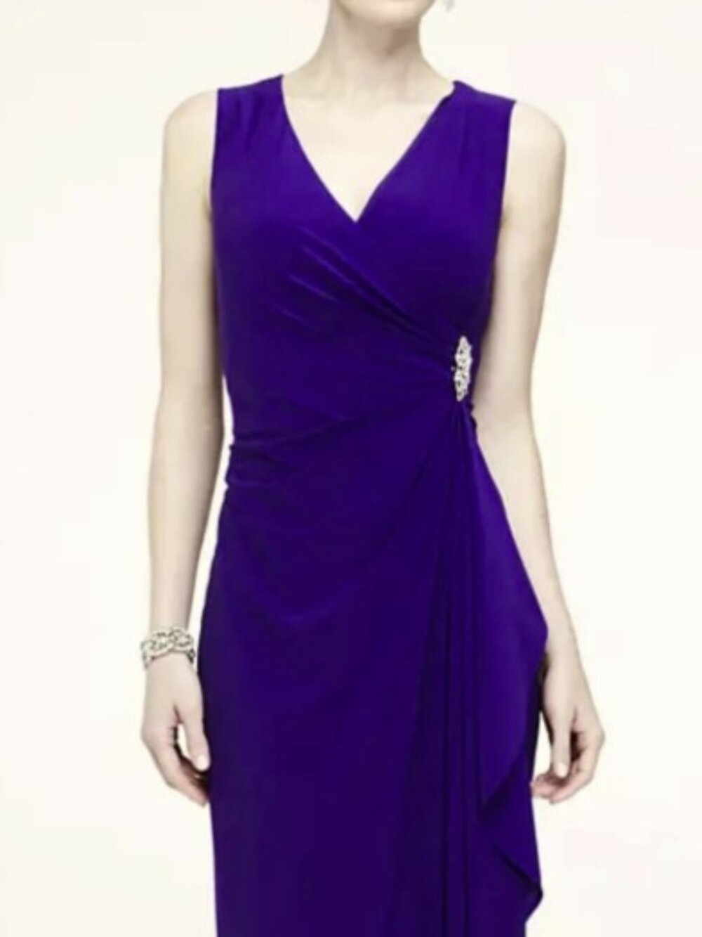 NWT, R&M Richards Purple/Iris Dress, size 14